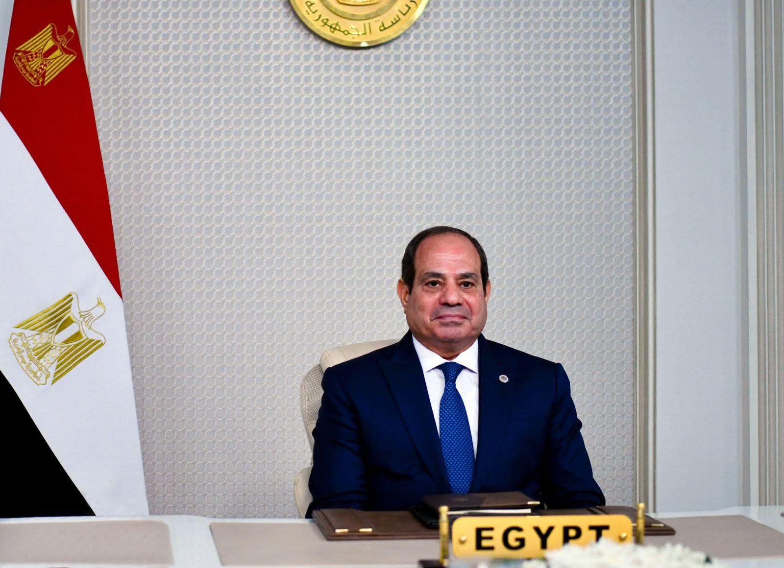 “الرئيس السيسي يشارك في القمة الاستثنائية لرؤساء دول البريكس”.