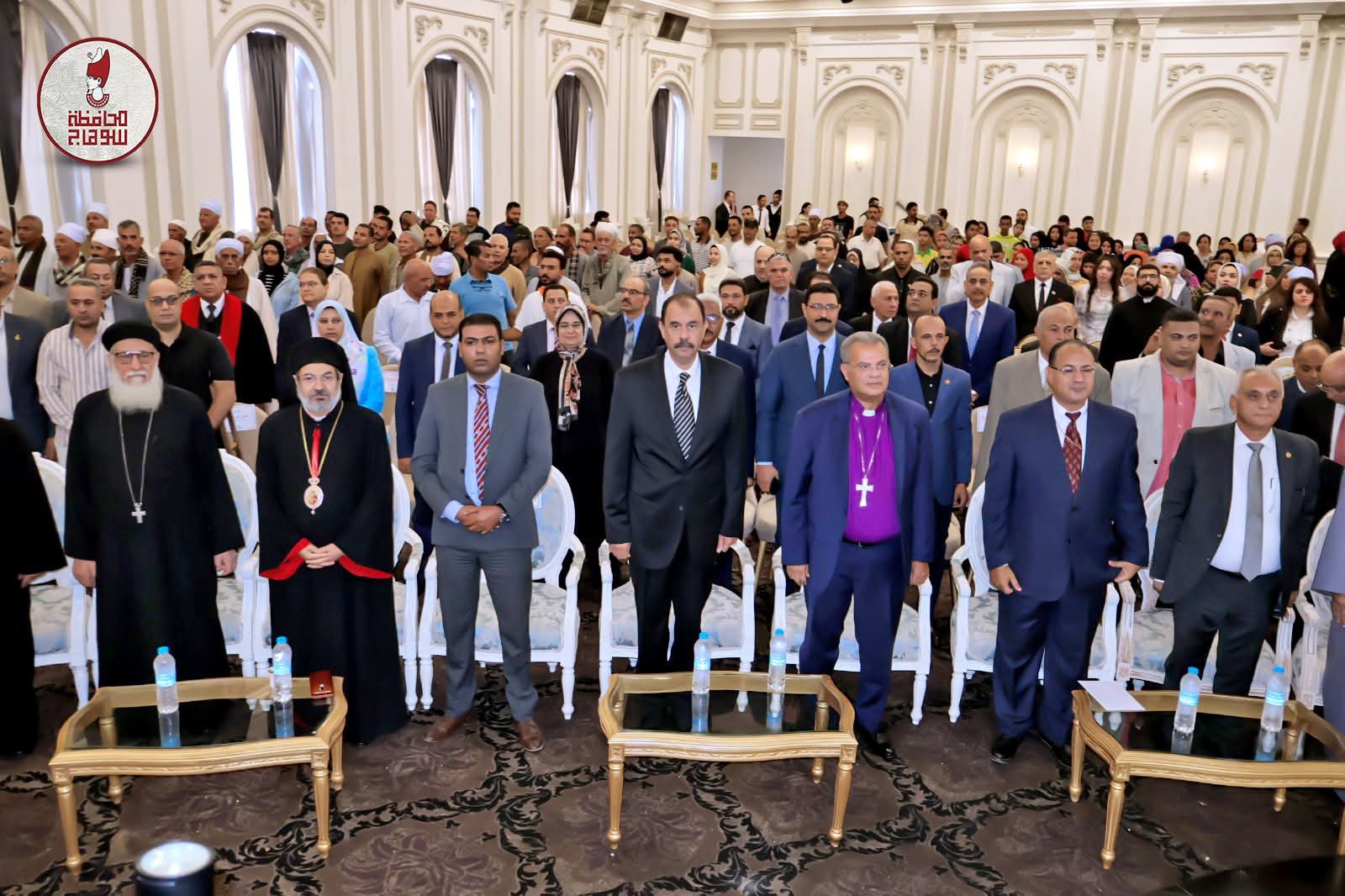محافظ سوهاج ورئيس الهيئة القبطية الإنجيلية يشهدان الاحتفال باليوبيل الماسي للهيئة .. وتوزيع 100 كرسي متحرك لذوي الإعاقة