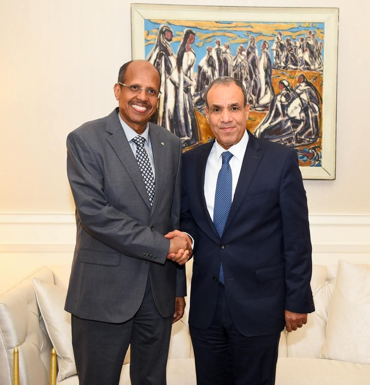 وزير الخارجية يلتقي رئيس مفوضية الاتحاد الإفريقي على هامش أعمال الجمعية العامة للأمم المتحدة