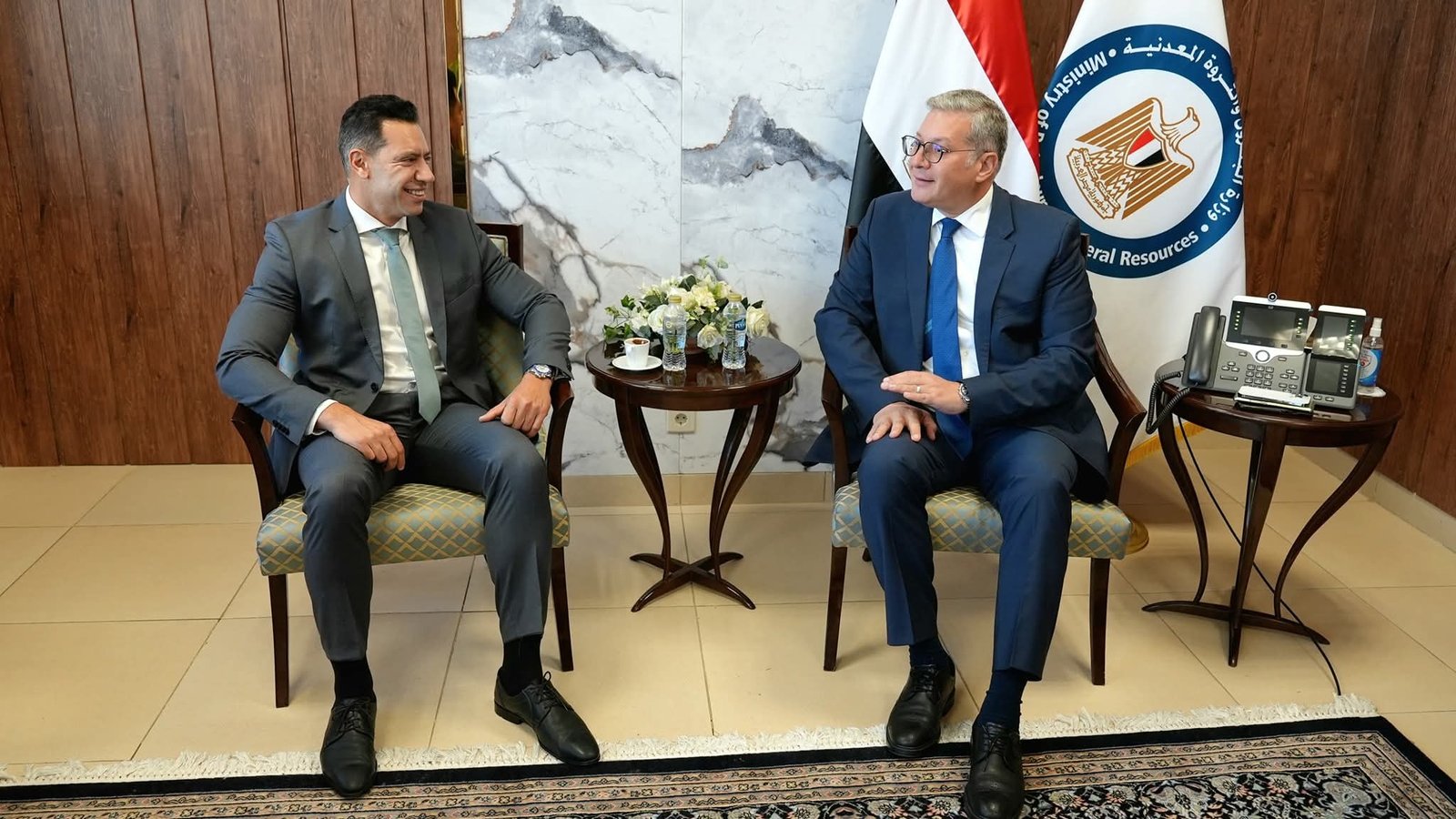 وزير البترول يبحث مع هاربور إنرجي البريطانية فرص الاستثمار وخطط انتاج الغاز بدسوق وغرب دلتا النيل