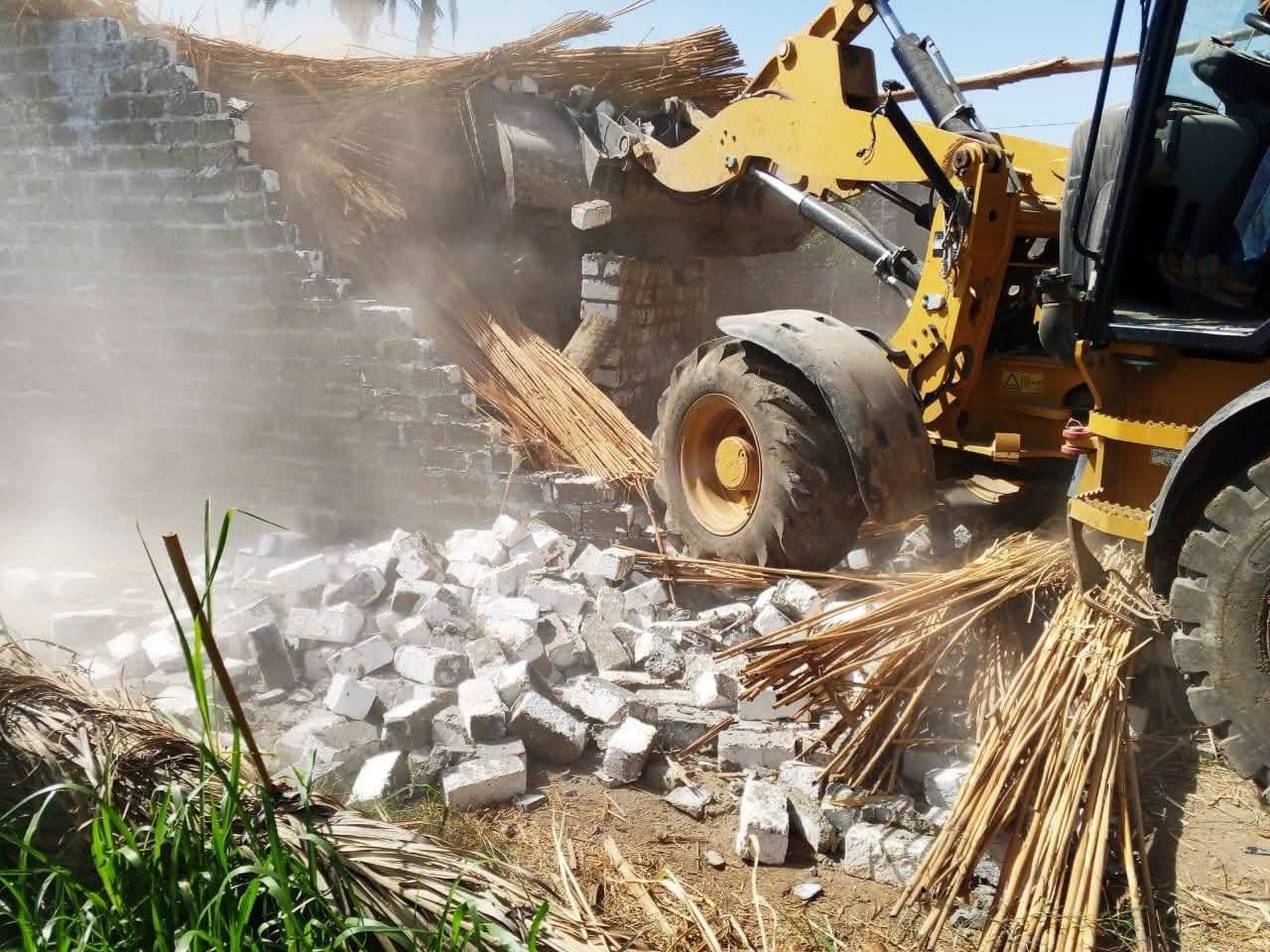 محافظ سوهاج: إزالة 2076 حالة تعدي على أملاك الدولة والأراضي الزراعية والمتغيرات المكانية