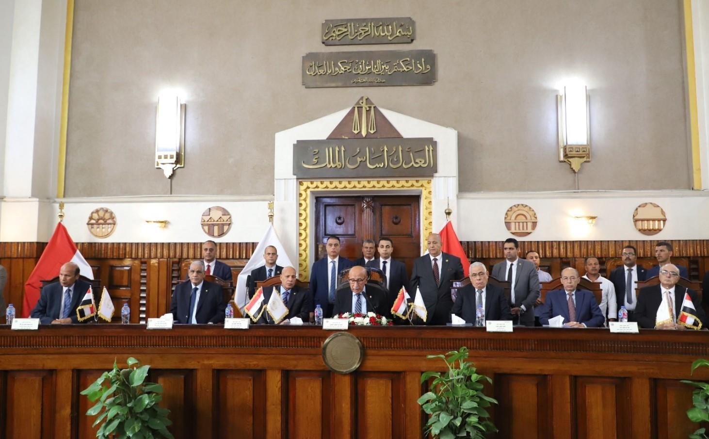 رئيس محكمة النقض يشهد حلف اليمين للقضاة الجدد