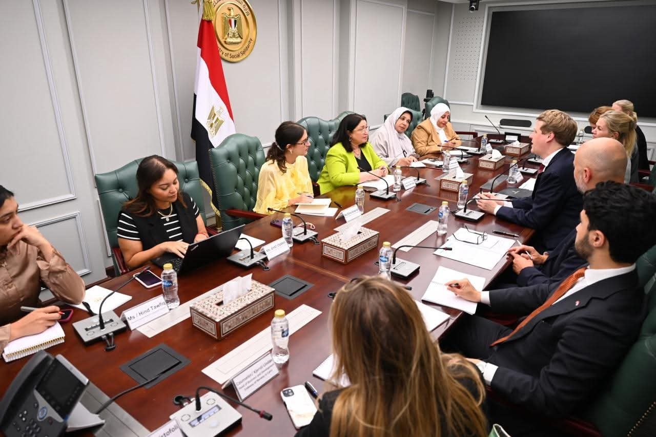 نائبة وزيرة التضامن الاجتماعي تلتقي وزير التنمية الدولية بمملكة النرويج