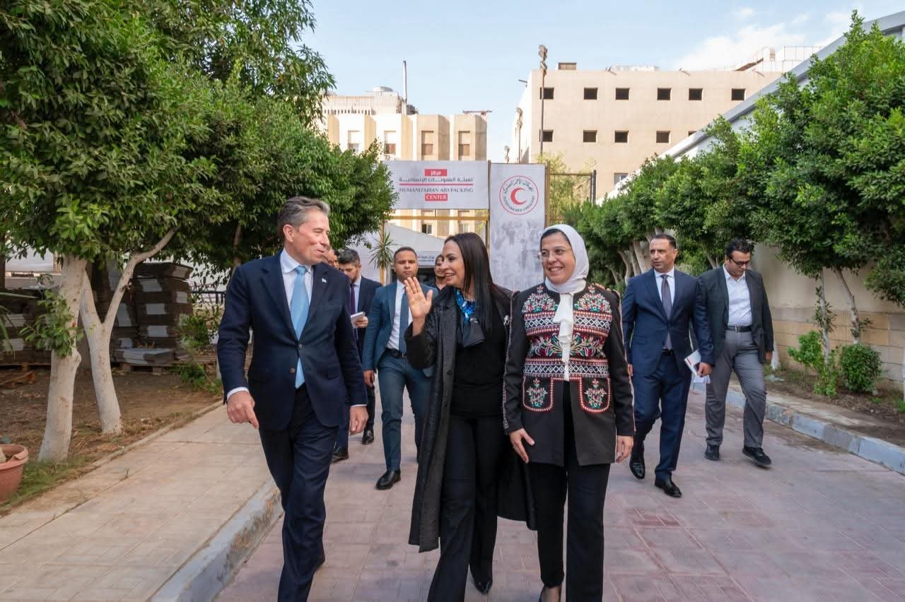 وزيرة التضامن الاجتماعي تستقبل وكيل الأمين العام للأمم المتحدة للشئون الإنسانية