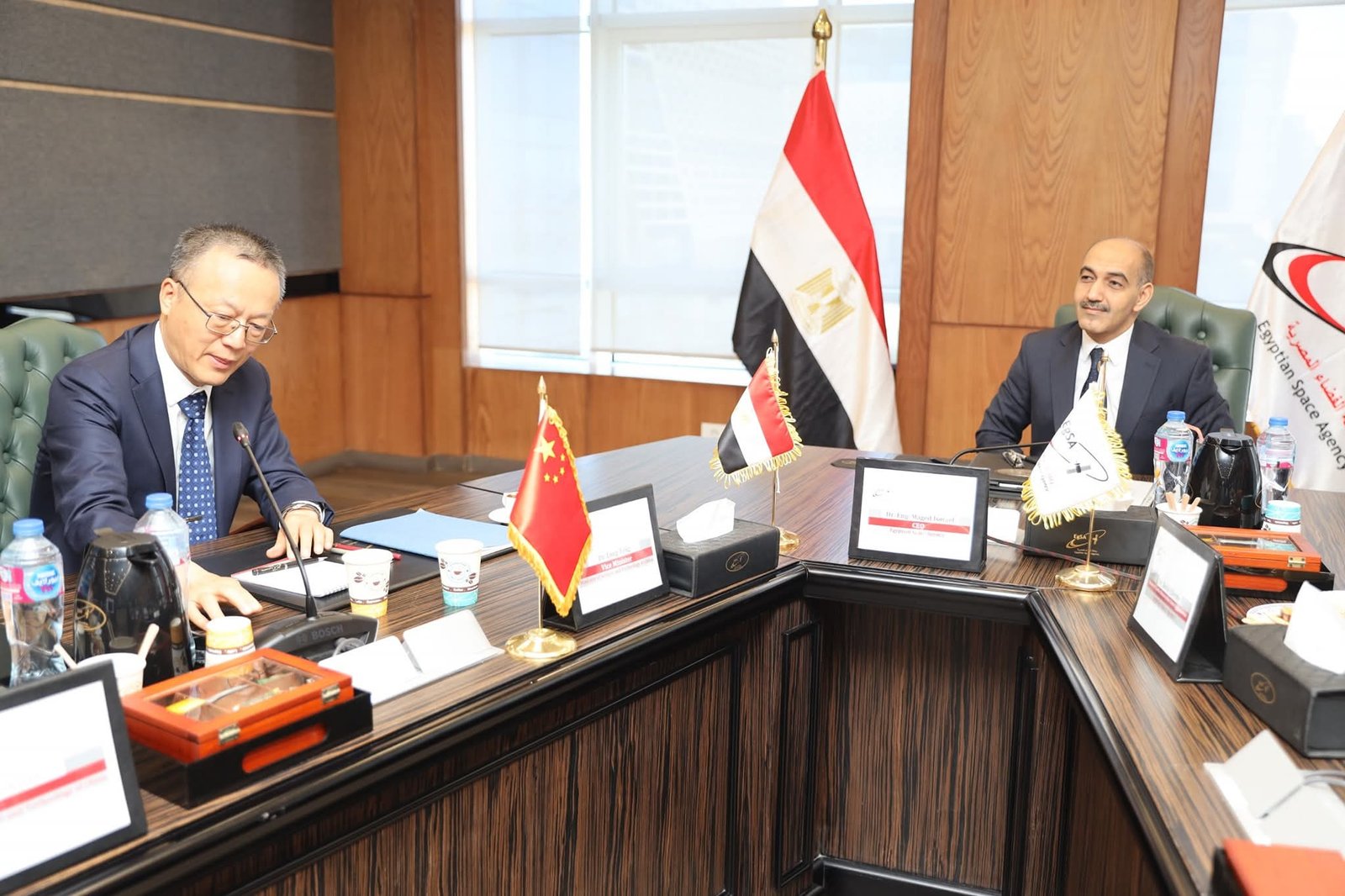 وكالة الفضاء المصرية تستقبل وفدًا رفيع المستوى من وزارة العلوم والتكنولوجيا الصينية