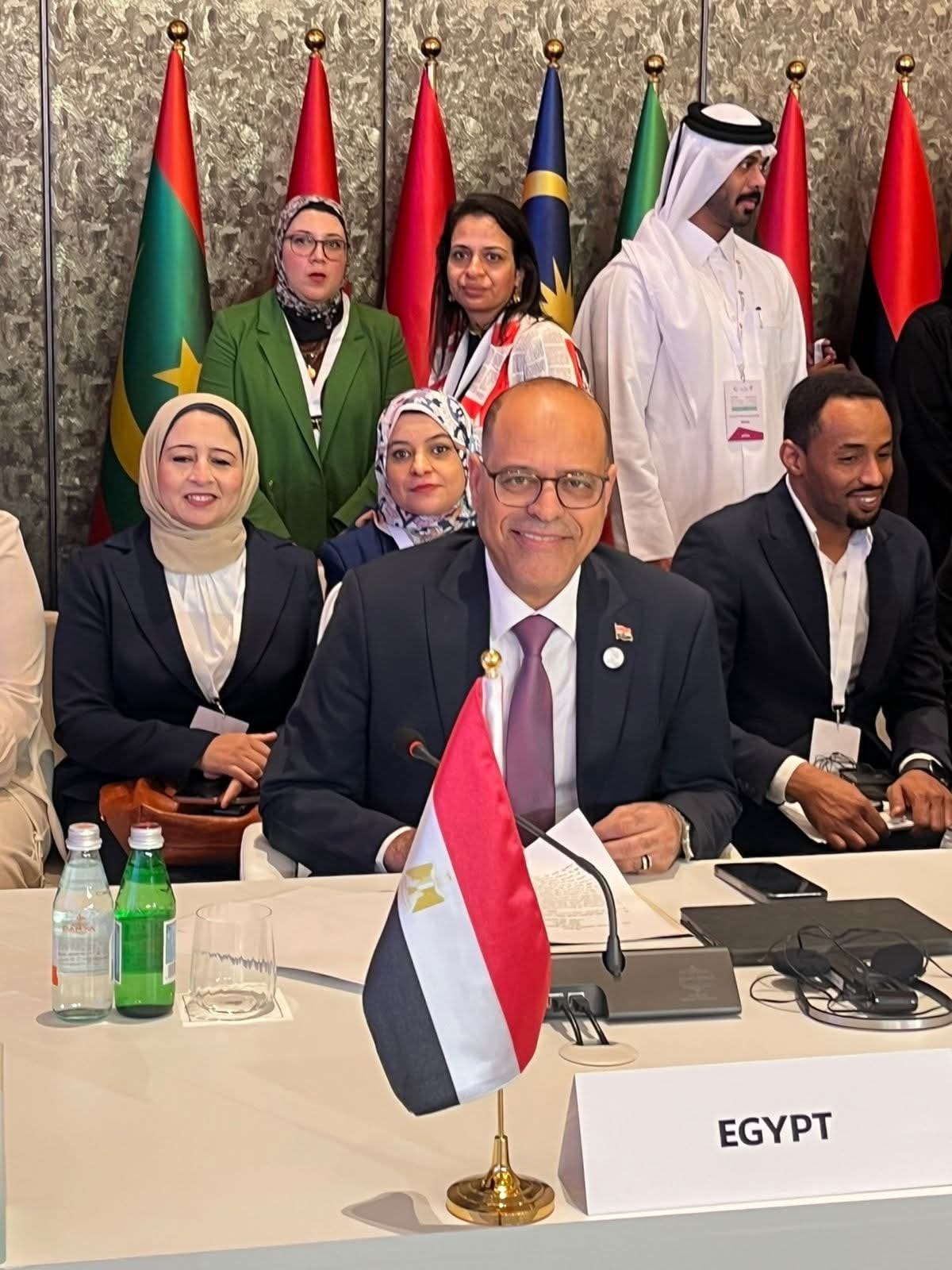 وزير العمل يشارك في الجلسة الافتتاحية للمؤتمر الإسلامي لوزراء العمل لدول منظمة التعاون الإسلامي المنعقد في قطر