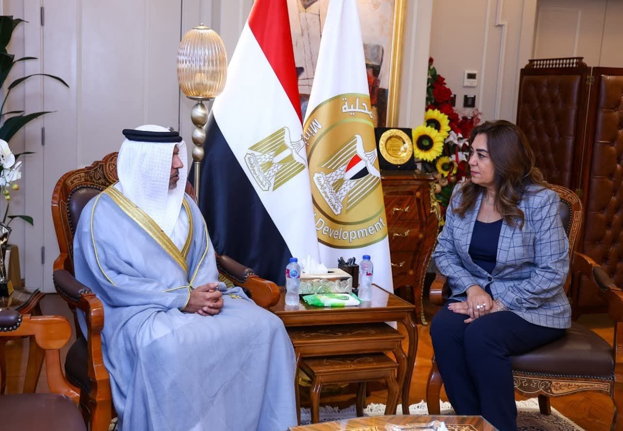 وزيرة التنمية المحلية تستقبل سفير الإمارات الجديد بالقاهرة لبحث سبل التعاون في عدد من المجالات المشتركة
