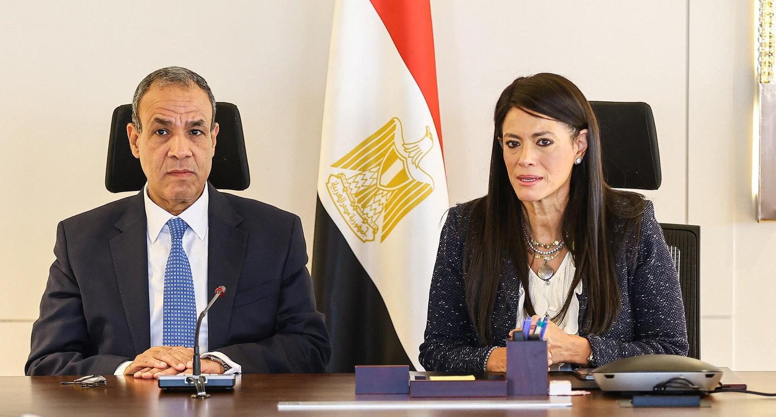 وزيرا التخطيط والتنمية الاقتصادية و والخارجية يناقشان عددًا من ملفات العمل المشترك لدعم التنمية الاقتصادية