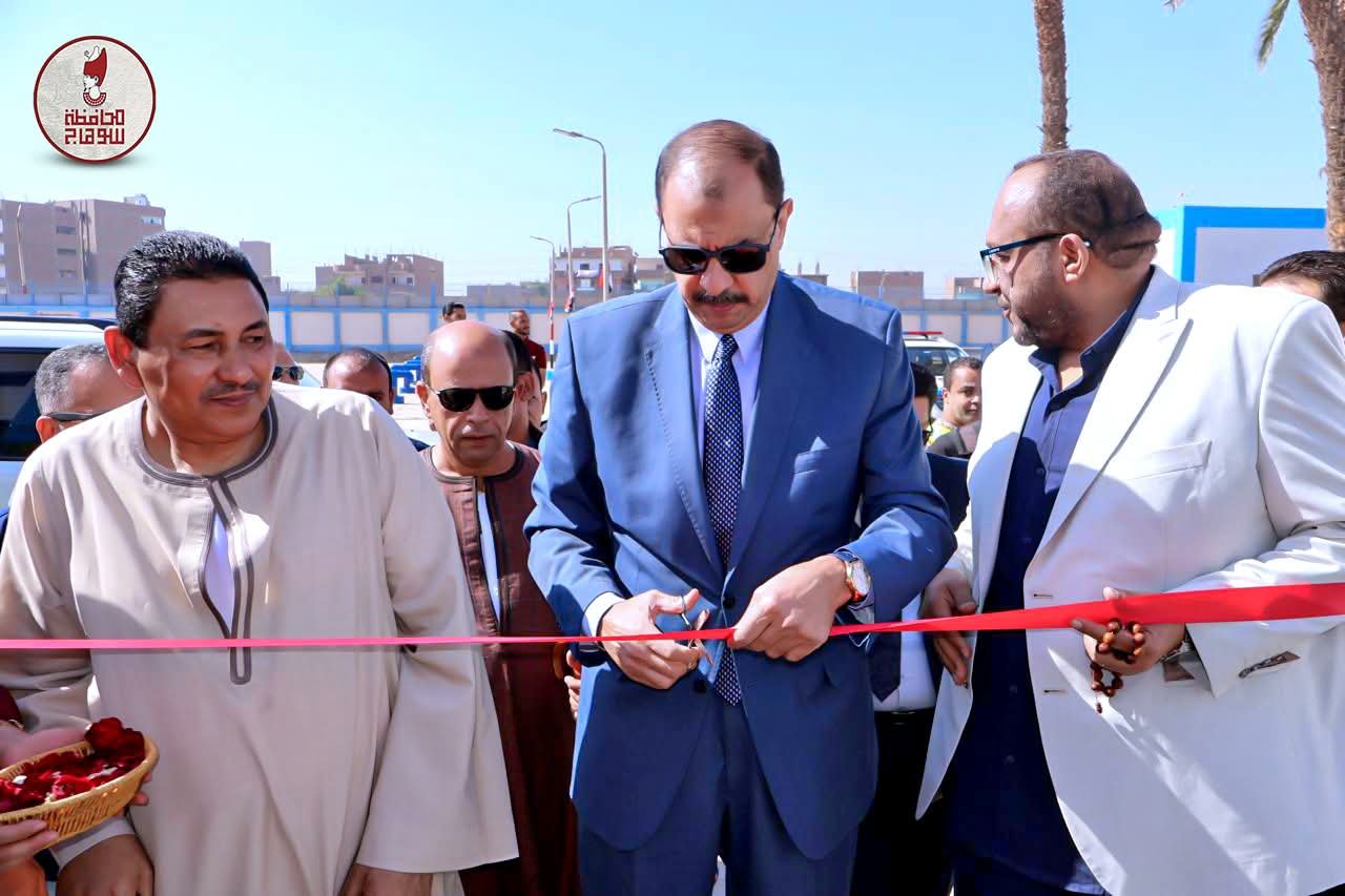 محافظ سوهاج يفتتح إعادة تأهيل محطة مياه طهطا السطحية بتكلفة 150 مليون جنيه