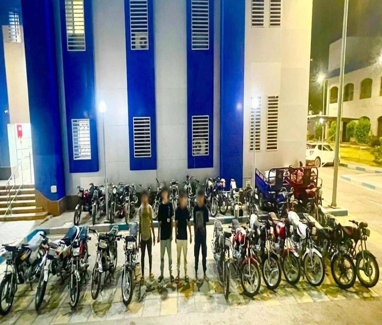 ظبط تشكيل عصابي تخصص نشاطة الاجرامي في ارتكاب وقائع سرقة الدرجات النارية بالشرقية