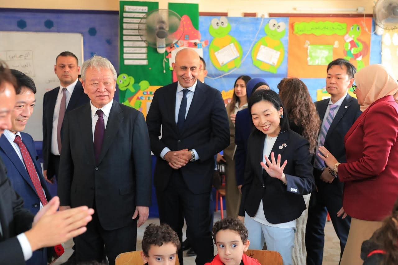 وزير التربية والتعليم يصطحب الأميرة أكيكو من العائلة الإمبراطورية اليابانية في زيارة للمدرسة المصرية اليابانية بمنطقة زهراء مدينة نصر