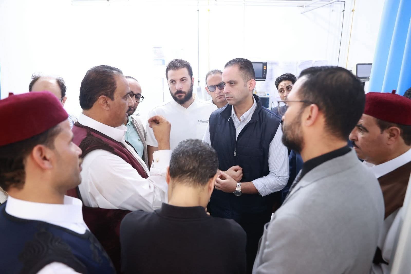 نائب وزير الصحة يبحث مع نائب محافظ مطروح رفع جاهزية المنظومة الصحية بالمحافظة