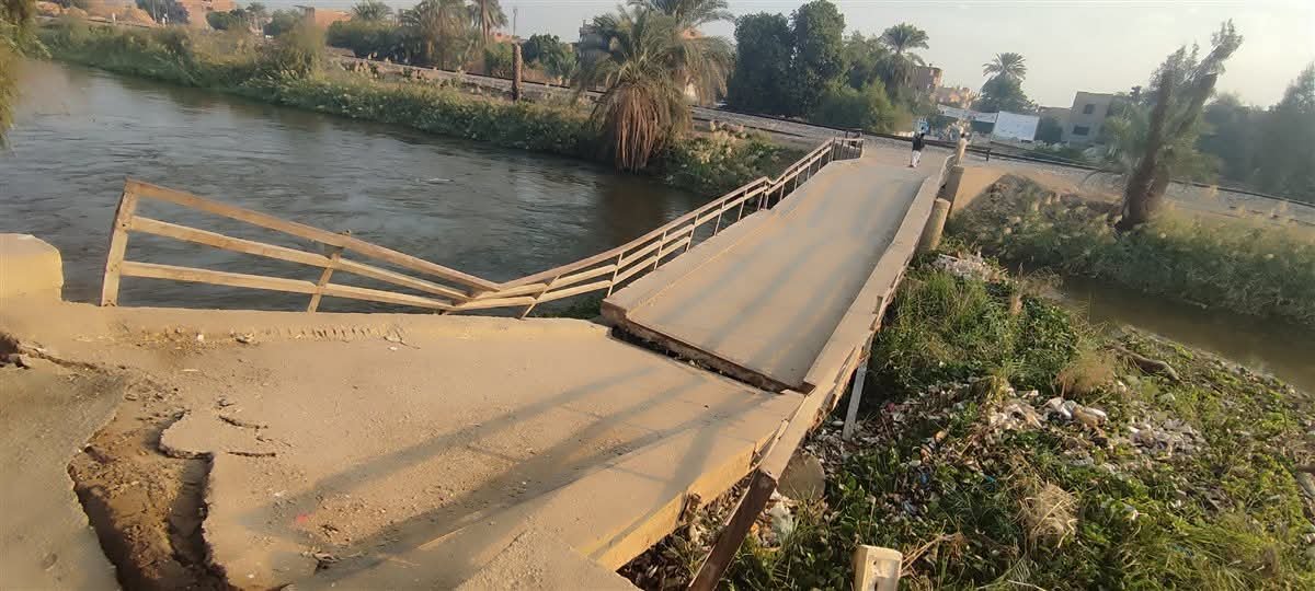 عاجــل .. انهيار كوبري الواقات بطما شمال محافظة سوهاج في الساعات الأولى من صباح اليوم