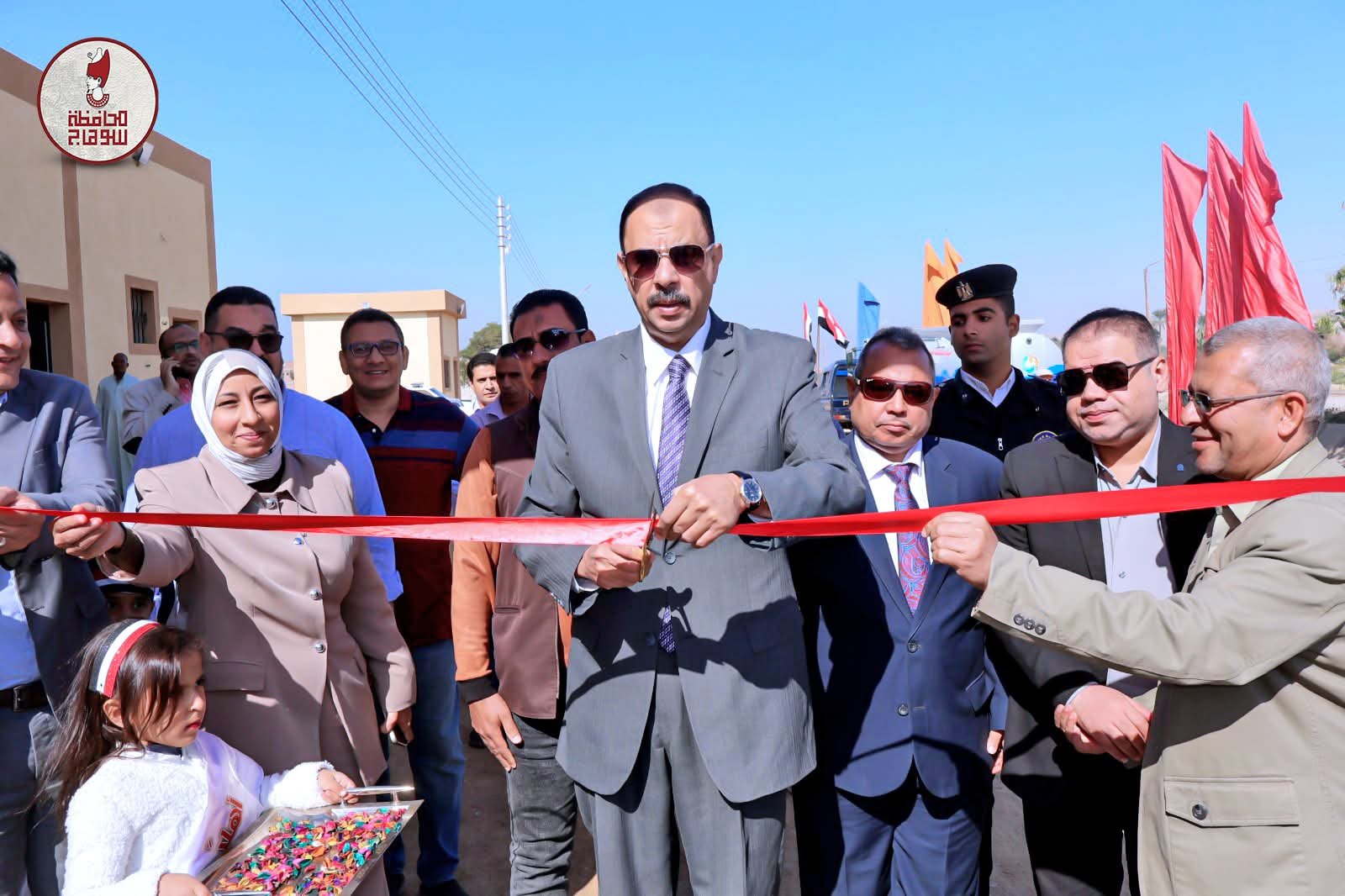 محافظ سوهاج يفتتح مشروع إنشاء وتشغيل شوادر المراغة الجديدة على مساحة 2520 متر مربعا