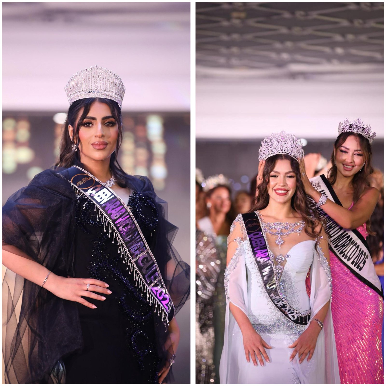 بحضور نجوم الفن والإعلام.. تتويج يسرا بوحمده وهند شمسان في Queen” Arab Worldwide 2025″