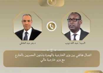 اتصال هاتفي بين وزير الخارجية ونظيره المالي