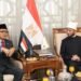 وزير الأوقاف يلتقي سفير إندونيسيا بالقاهرة بمقر الوزارة في العاصمة الجديدة