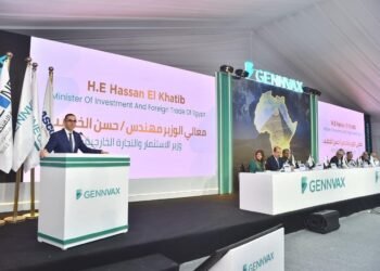 وزير الاستثمار والتجارة الخارجية يشارك في فعاليات وضع حجر الأساس لمصنع شركة جينفاكس إيجيبت للصناعات الدوائية بالمنطقة الاقتصادية لقناة السويس