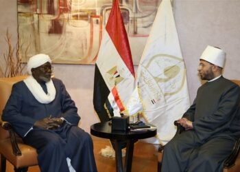 لقاء بين وزير الأوقاف ومفتي تشاد على هامش مؤتمر الإفتاء الدولي