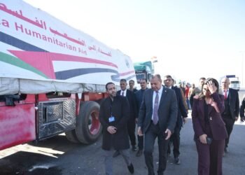 وزارة التموين تطلق القافلة رقم (15) من المساعدات الإغاثية العاجلة إلى قطاع غزة بالتعاون مع هيئة الإغاثة الكاثوليكية