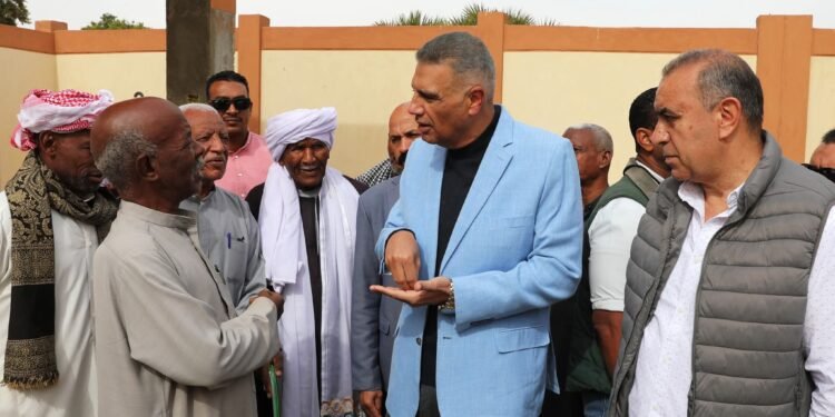 أهالى قرية غرب أسوان يشكروا الرئيس عبد الفتاح السيسى لتنفيذ حزمة من المشروعات الخدمية بمبادرة ” حياة كريمة “