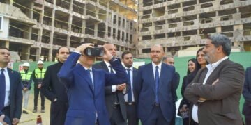 وزير الاستثمار والتجارة الخارجية يتفقد مشروع تطوير مبني وزارة الداخلية ب ” لاظوغلي