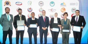 تكريم نخبة من قيادات وكوادر الهيئة العامة للرعاية الصحية المتميزة خلال احتفالية وزارة الصحة والسكان «أبطال الصحة.. يوم الوفاء 2025»