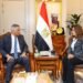 لقاء محافظ أسوان مع وزيرة التنمية المحلية: متابعة مشروع رفع كفاءة النظافة العامة وإنشاء مصنع لتدوير المخلفات ومدفن صحى.