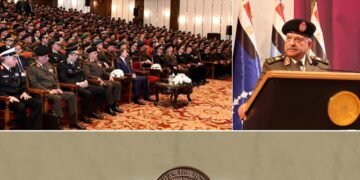 وزارتا الدفاع والداخلية تعقدان لقاءً لبحث سبل تعزيز التعاون الأمنى تزامناً مع إحتفالات العام الميلادى الجديد