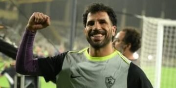 جلسة مع المهدى سليمان فى الزمالك قبل تدريبات اليوم