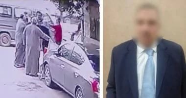 ضبط المتهم فى واقعة الاعتداء على صاحب مطعم بسبب لافتة محل بالهرم