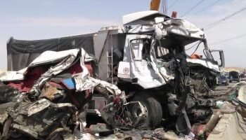 مصرع 2 وإصابة 6 آخرين فى حادث سير ببنى سويف