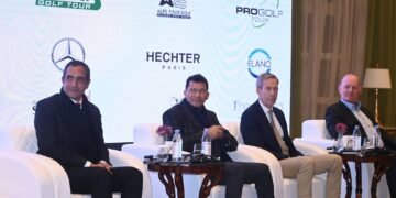 وزير الشباب والرياضة يشهد وقائع المؤتمر الصحفي العالمي لاتحاد الجولف للإعلان عن خطة 2026 واستضافة 13 بطولة دولية للمحترفين