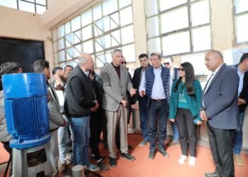 وزراء التخطيط والزراعة ومحافظ أسوان يعطون إشارة البدء لتشغيل محطة قرية الشهامة بالطاقة الشمسية لخدمة وحدات الرى