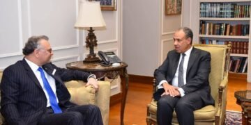 وزير الخارجية يستقبل كبير مستشاري الرئيس الأمريكي للشئون العربية والأفريقية