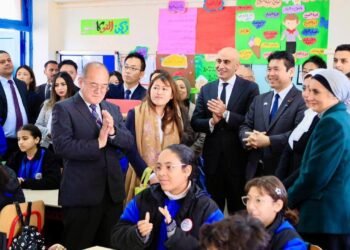 وزير التربية والتعليم يصطحب نظيره الياباني في زيارة تفقدية للمدرسة المصرية اليابانية بالقاهرة الجديدة