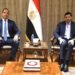 وزير الشباب والرياضة يبحث مع رئيس شركة استادات ونائب رئيس الشركة المتحدة للرياضة دعم الاتحادات والتعاون المشترك