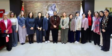 المستشارة امل عمار  تستقبل بعثة الوكالة الكورية