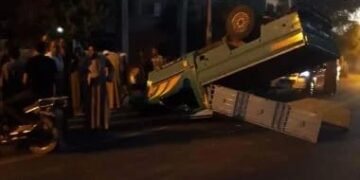 مصرع شابين وإصابة ثالث فى حادث تصادم على طريق منية النصر بالدقهلية