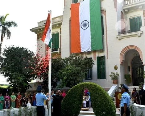 في مؤتمر السفارة الهندية تبادل ثقافي دولي