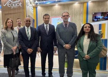 الدكتور طارق الهوبي يشارك برفقة وزير الزراعة في افتتاح الجناح المصري بمعرض فروت لوجيستيكا الدولي