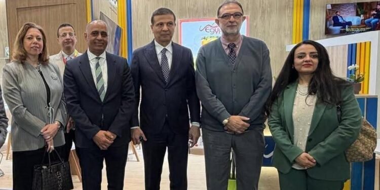 الدكتور طارق الهوبي يشارك برفقة وزير الزراعة في افتتاح الجناح المصري بمعرض فروت لوجيستيكا الدولي