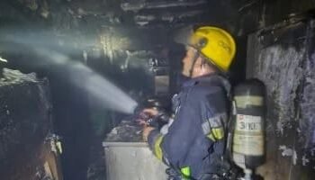 السيطرة على حريق شقة سكنية فى الجيزةالسيطرة على حريق شقة سكنية