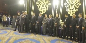 كبار رجال الدولة في عزاء العميد محمد محمود صديق المنشاوي