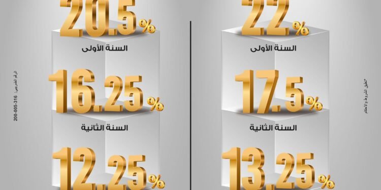 شهادة ابن مصر من بنك مصر.. عائد متناقص يصل إلى 22% في السنة الاولى وخيارات صرف متنوعة لمدة 3 سنوات