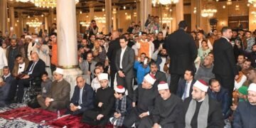 وزير الأوقاف ووكيل الأزهر ونقيب الأشراف يشهدون الاحتفال بذكرى غزوة بدر الكبرى بمسجد الإمام الحسين