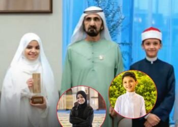 في حضور سمو الشيخ محمدبن راشدآل مكتوم.تكريم عالمي لأبناء مصر في دبي جني إيهاب وعمر على هولاء هم اشراف هذه الأمة