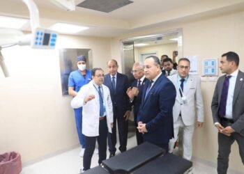 وزير التعليم العالي ومحافظ المنيا ورئيس جامعة المنيا يفتتحون مستشفى استقبال ورعاية الأطفال بجامعة المنيا بتكلفة 300 مليون جنيه