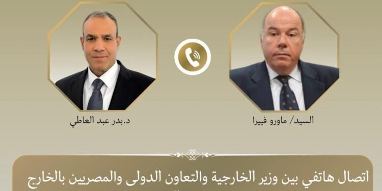 اتصال هاتفي بين وزير الخارجية ونظيره البرازيلي لبحث العلاقات الثنائية والتطورات الإقليمية