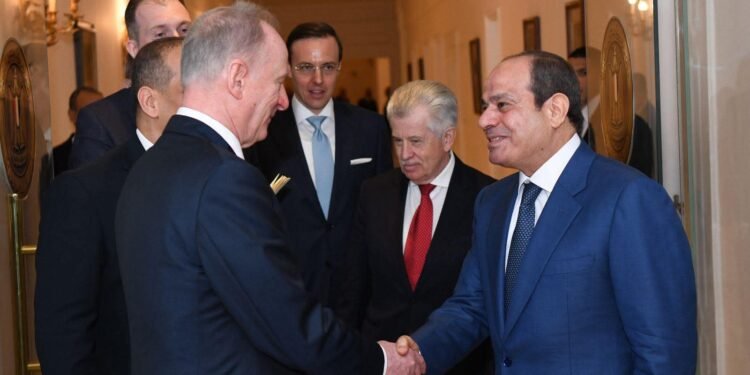 السيسي وباتروشيف يناقشان تفعيل الشراكة الاستراتيجية بين مصر وروسيا في الملاحة البحرية